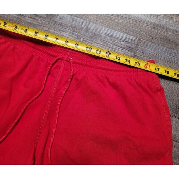 Men’s Nike Large Sweat Shorts Red Size L - Picture 6 of 7